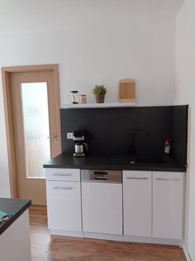 Ferienwohnung Greifenbach, Gartennutzung, Haustiere Willkommen Geyer Eksteriør billede