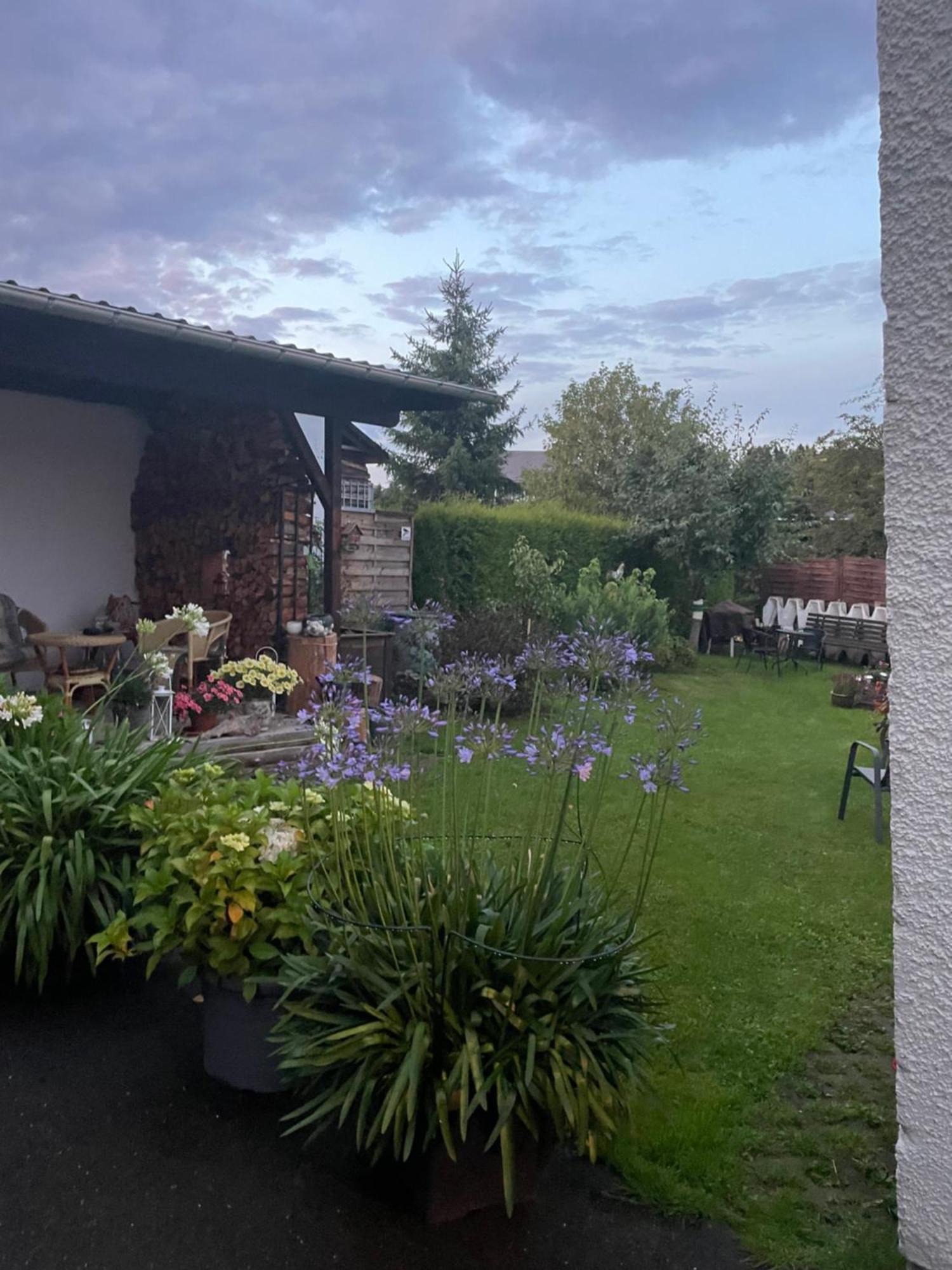 Ferienwohnung Greifenbach, Gartennutzung, Haustiere Willkommen Geyer Eksteriør billede